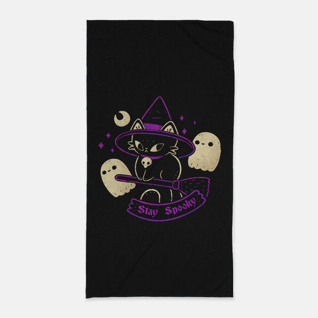 Witch Cat Stay Spooky-None-Beach-Towel-xMorfina