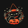 Halloween Maneki Neko-Mens-Long Sleeved-Tee-xMorfina