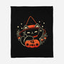 Halloween Maneki Neko-None-Fleece-Blanket-xMorfina