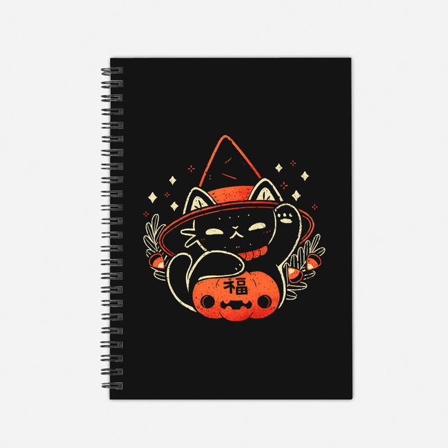 Halloween Maneki Neko-None-Dot Grid-Notebook-xMorfina