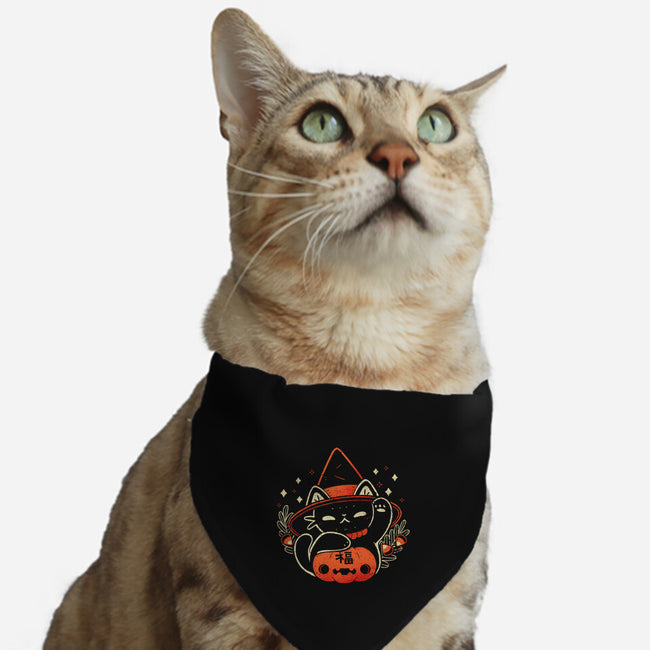 Halloween Maneki Neko-Cat-Adjustable-Pet Collar-xMorfina