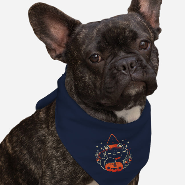 Halloween Maneki Neko-Dog-Bandana-Pet Collar-xMorfina