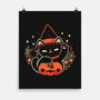 Halloween Maneki Neko-None-Matte-Poster-xMorfina