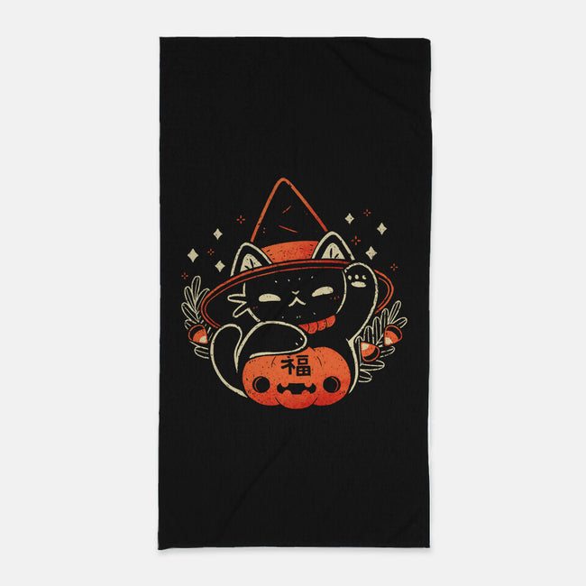 Halloween Maneki Neko-None-Beach-Towel-xMorfina