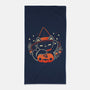 Halloween Maneki Neko-None-Beach-Towel-xMorfina