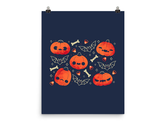 Cute Smiling Pumpkins