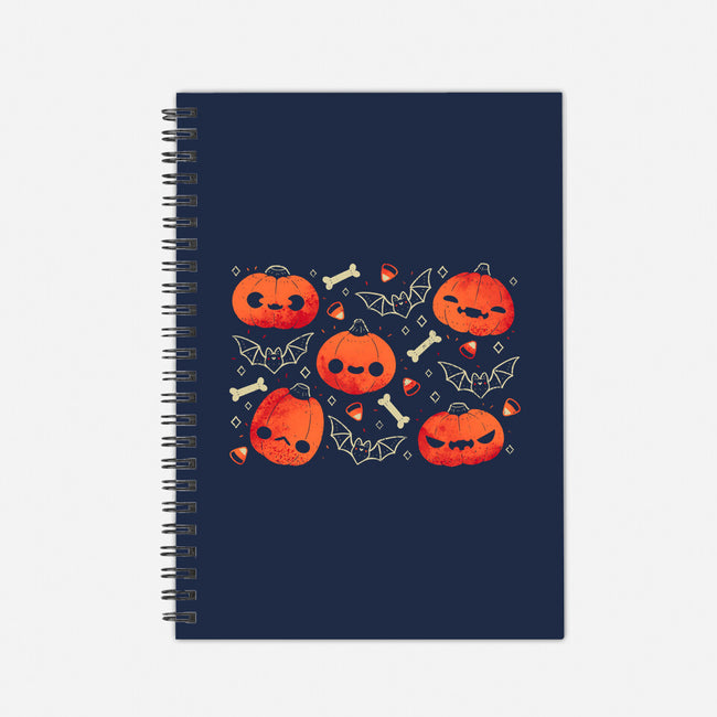 Cute Smiling Pumpkins-None-Dot Grid-Notebook-xMorfina