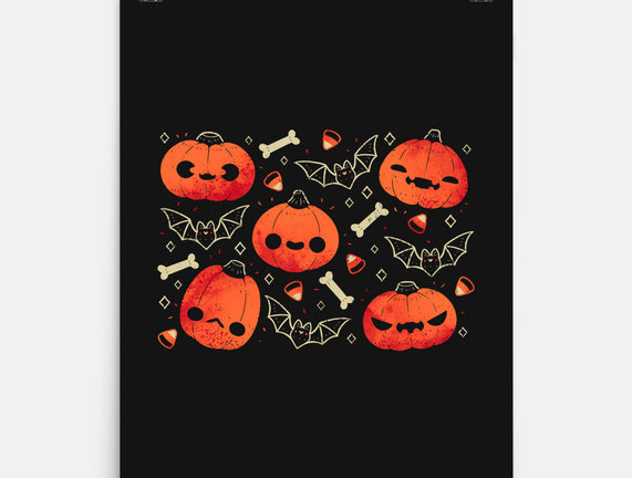 Cute Smiling Pumpkins