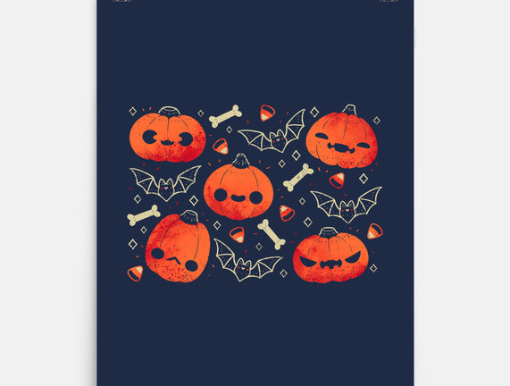 Cute Smiling Pumpkins