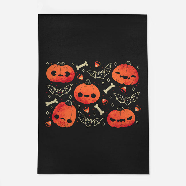 Cute Smiling Pumpkins-None-Outdoor-Rug-xMorfina