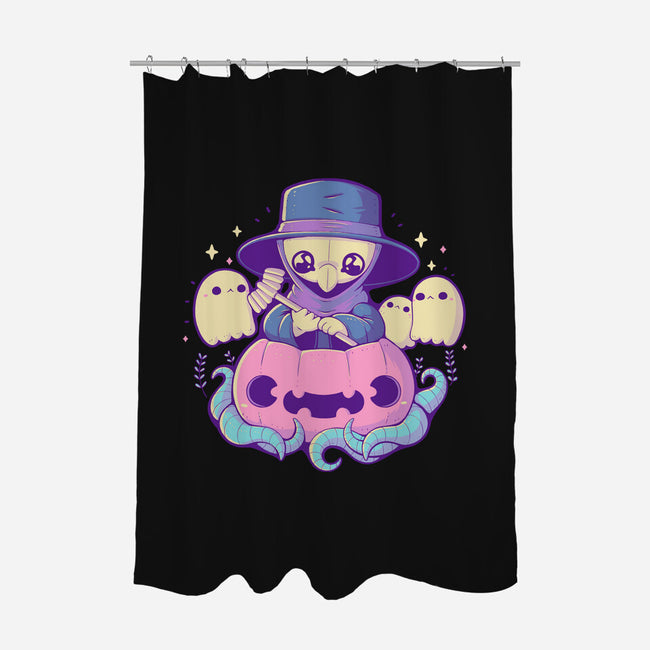 Cute Plague Doctor Pumpkin-None-Polyester-Shower Curtain-xMorfina