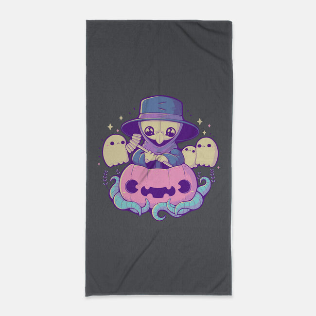 Cute Plague Doctor Pumpkin-None-Beach-Towel-xMorfina