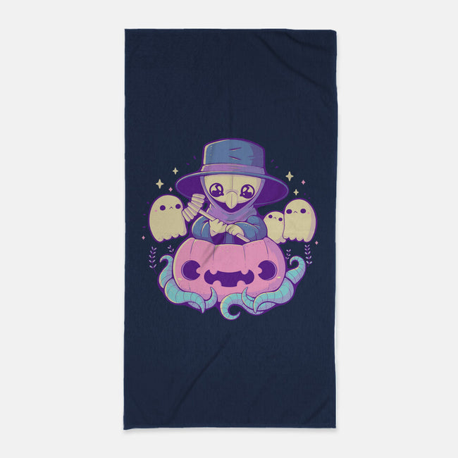 Cute Plague Doctor Pumpkin-None-Beach-Towel-xMorfina