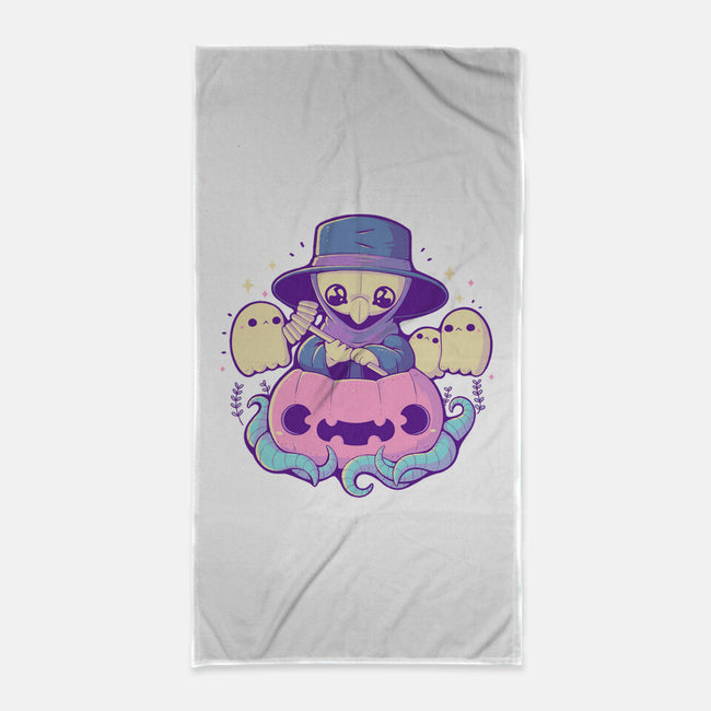 Cute Plague Doctor Pumpkin-None-Beach-Towel-xMorfina