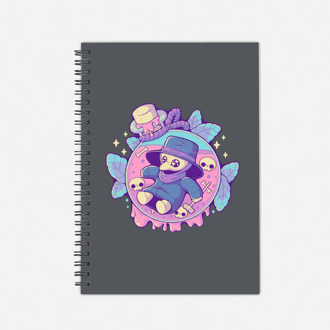 Cute Plague Doctor In Jar-None-Dot Grid-Notebook-xMorfina