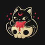 Creepy Black Cat-Mens-Heavyweight-Tee-xMorfina