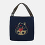 Creepy Black Cat-None-Adjustable Tote-Bag-xMorfina