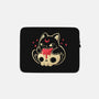 Creepy Black Cat-None-Zippered-Laptop Sleeve-xMorfina