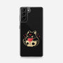 Creepy Black Cat-Samsung-Snap-Phone Case-xMorfina