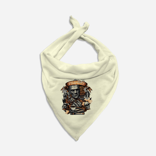 The Mummy Rises Again-Cat-Bandana-Pet Collar-glitchygorilla