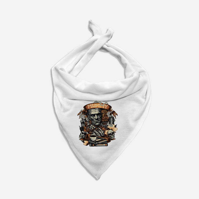 The Mummy Rises Again-Cat-Bandana-Pet Collar-glitchygorilla