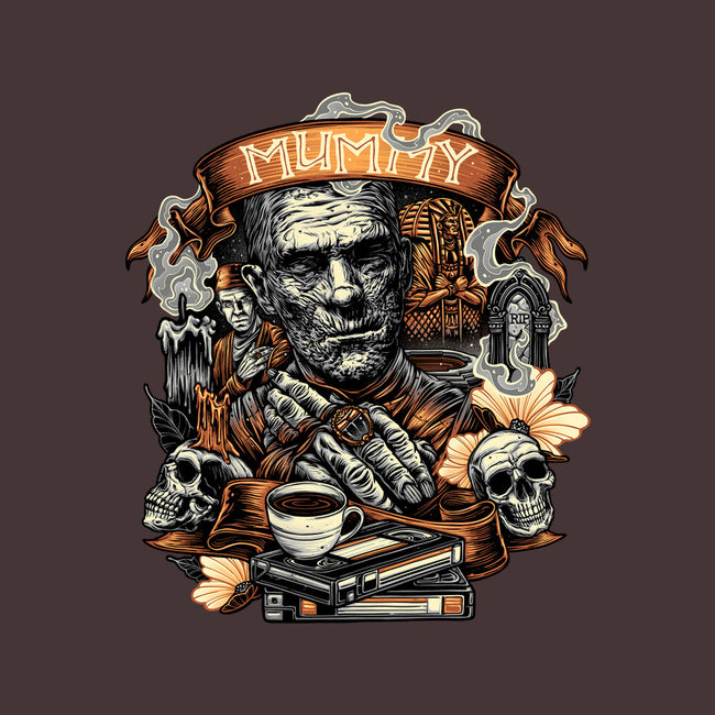 The Mummy Rises Again-None-Removable Cover w Insert-Throw Pillow-glitchygorilla