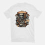 The Mummy Rises Again-Womens-Fitted-Tee-glitchygorilla