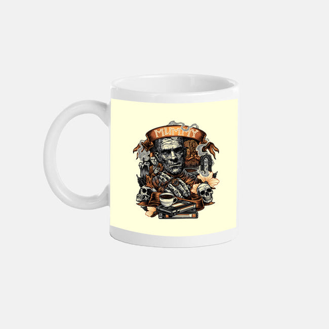 The Mummy Rises Again-None-Mug-Drinkware-glitchygorilla