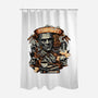 The Mummy Rises Again-None-Polyester-Shower Curtain-glitchygorilla