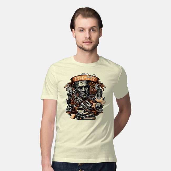 The Mummy Rises Again-Mens-Premium-Tee-glitchygorilla