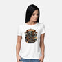 The Mummy Rises Again-Womens-Basic-Tee-glitchygorilla