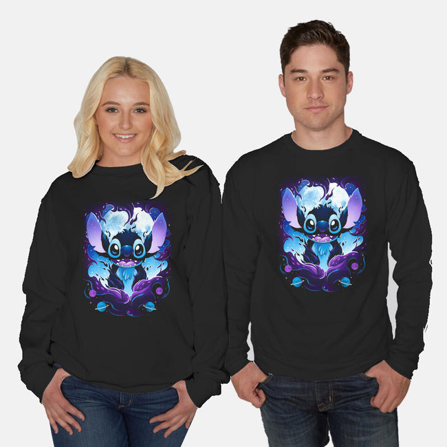 Darkness Experiment-Unisex-Crew Neck-Sweatshirt-Vallina84