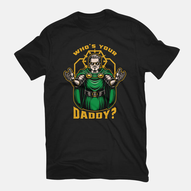 Doom Daddy Comic Villain-Womens-Fitted-Tee-Studio Mootant