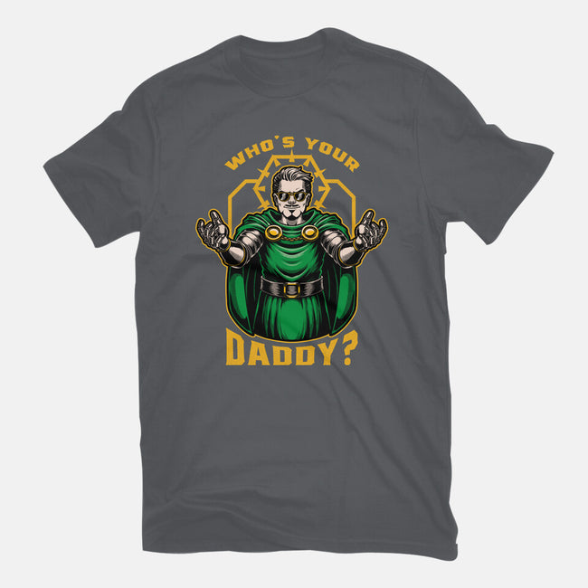 Doom Daddy Comic Villain-Womens-Fitted-Tee-Studio Mootant