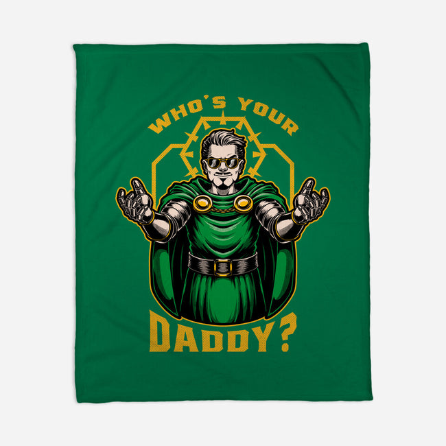 Doom Daddy Comic Villain-None-Fleece-Blanket-Studio Mootant