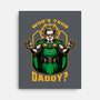 Doom Daddy Comic Villain-None-Stretched-Canvas-Studio Mootant