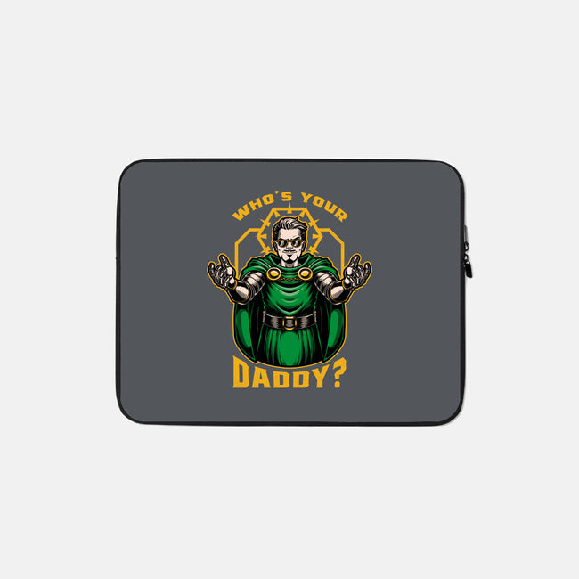 Doom Daddy Comic Villain-None-Zippered-Laptop Sleeve-Studio Mootant