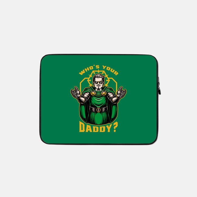 Doom Daddy Comic Villain-None-Zippered-Laptop Sleeve-Studio Mootant