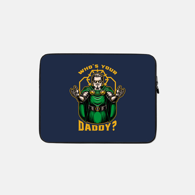 Doom Daddy Comic Villain-None-Zippered-Laptop Sleeve-Studio Mootant