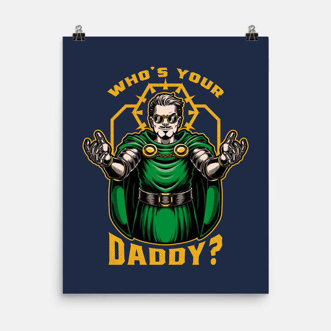 Doom Daddy Comic Villain-None-Matte-Poster-Studio Mootant