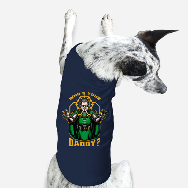 Doom Daddy Comic Villain-Dog-Basic-Pet Tank-Studio Mootant