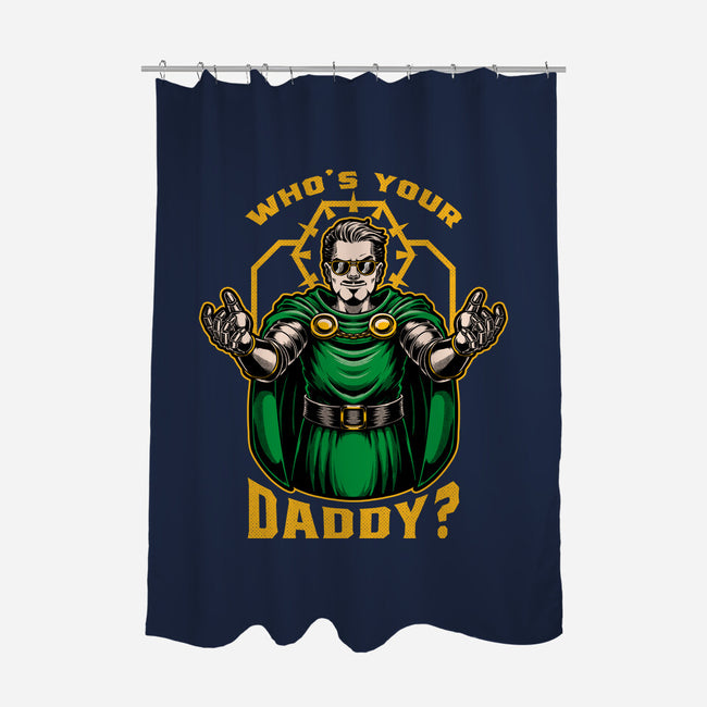 Doom Daddy Comic Villain-None-Polyester-Shower Curtain-Studio Mootant