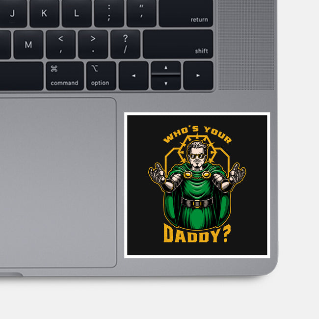 Doom Daddy Comic Villain-None-Glossy-Sticker-Studio Mootant