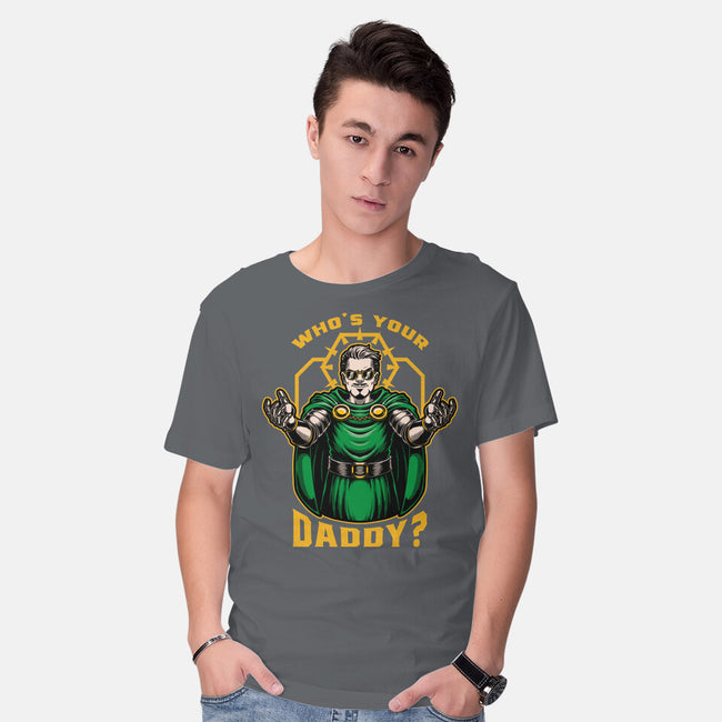 Doom Daddy Comic Villain-Mens-Basic-Tee-Studio Mootant