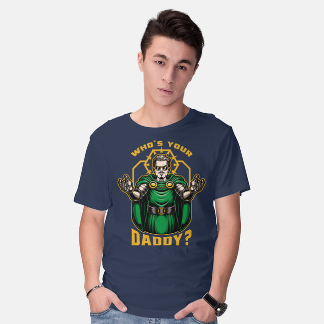 Doom Daddy Comic Villain-Mens-Basic-Tee-Studio Mootant