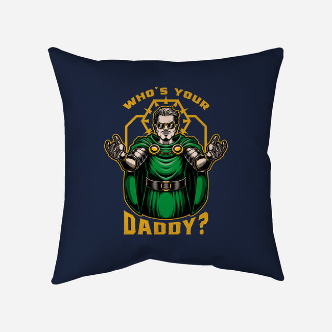 Doom Daddy Comic Villain-None-Non-Removable Cover w Insert-Throw Pillow-Studio Mootant