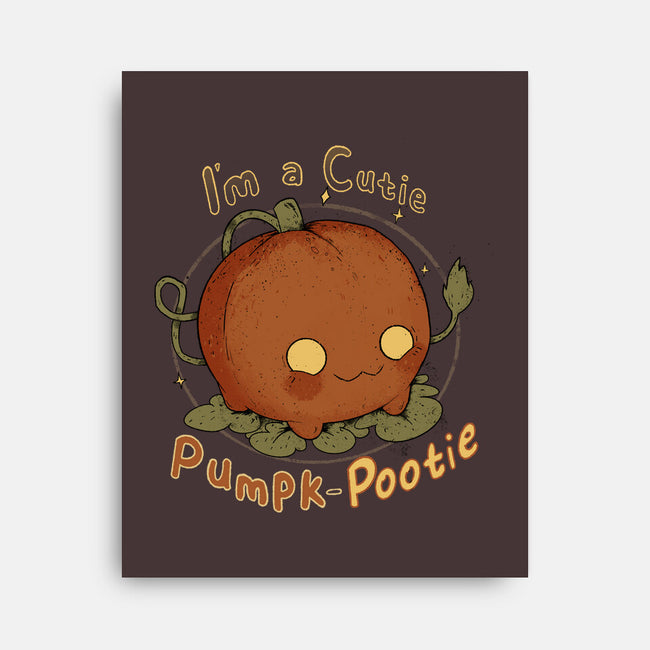 Cutie Pumpk-Pootie-None-Stretched-Canvas-Ewel