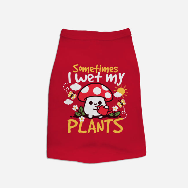 Sometimes I Wet My Plants-Dog-Basic-Pet Tank-NemiMakeit