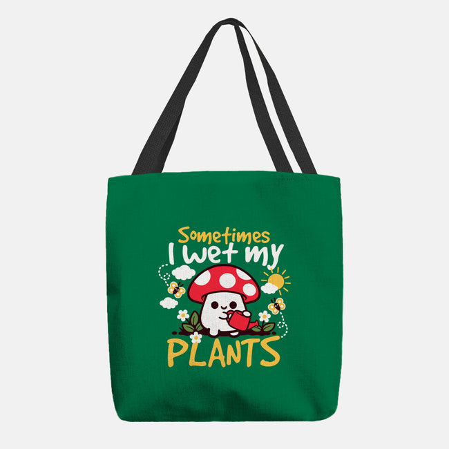 Sometimes I Wet My Plants-None-Basic Tote-Bag-NemiMakeit