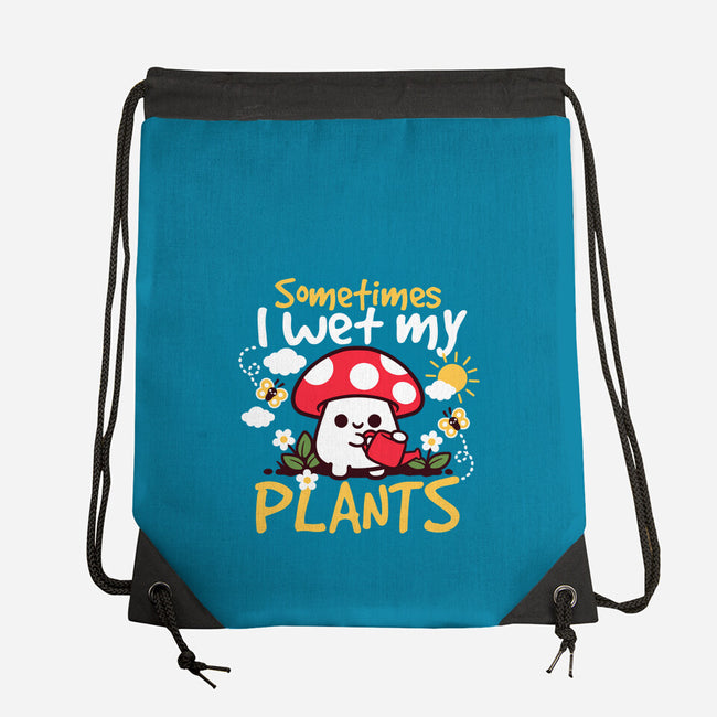 Sometimes I Wet My Plants-None-Drawstring-Bag-NemiMakeit